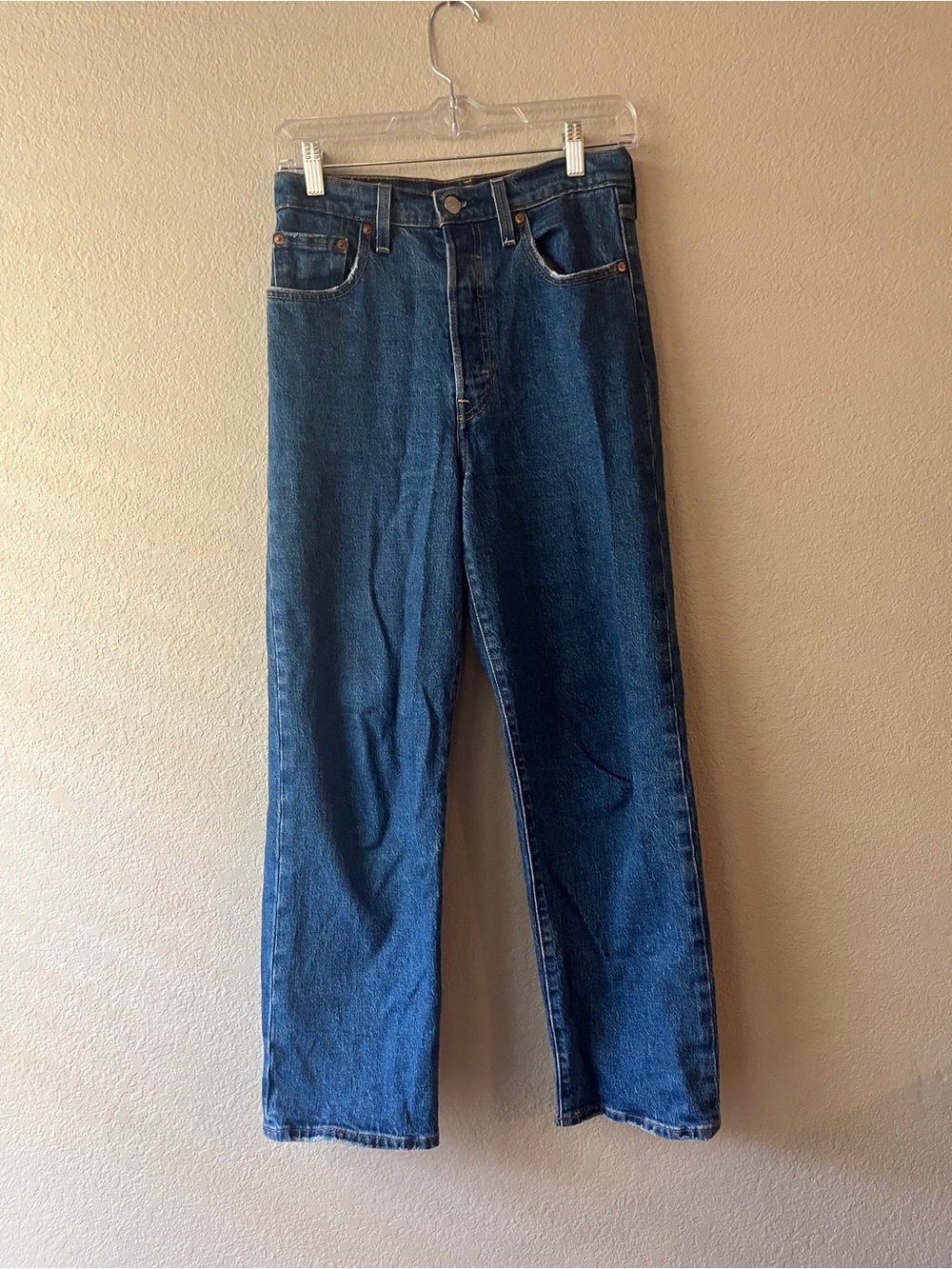 Levi’s Ribcage Straight Leg Womens Blue Denim Jeans 26